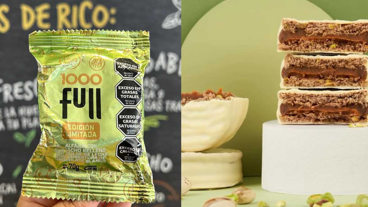 Nuevo alfajor de PISTACHO con chocolate blanco de YPF Full