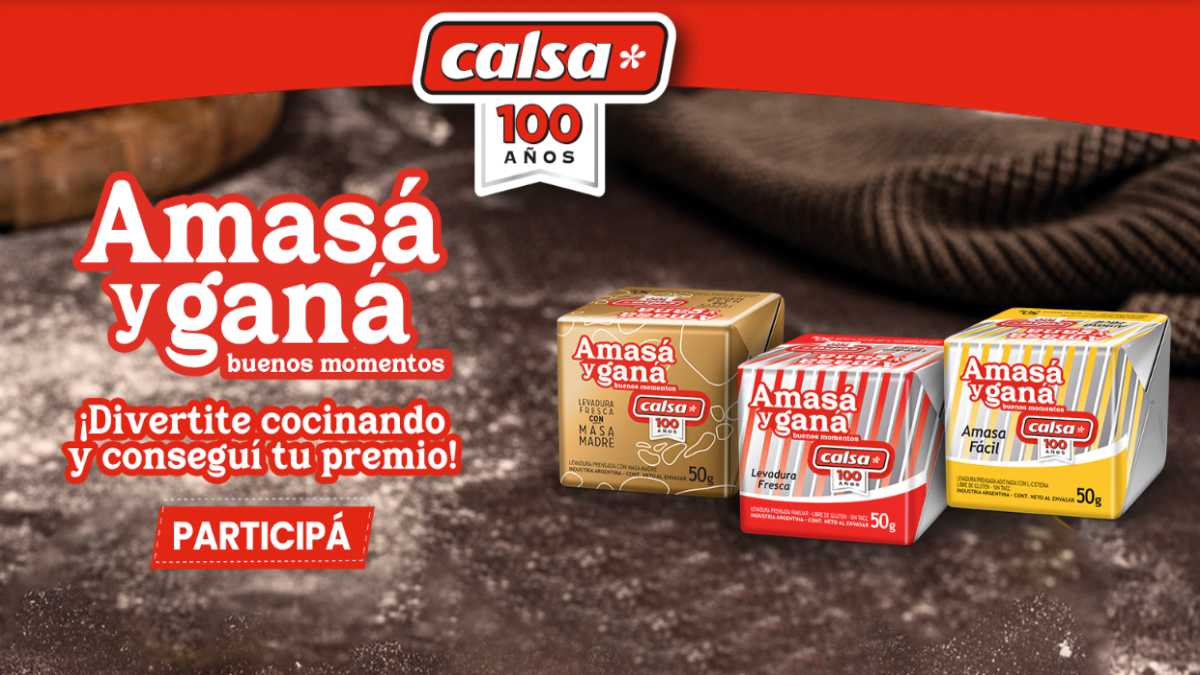 Promo Calsa Amasá y Ganá buenos momentos