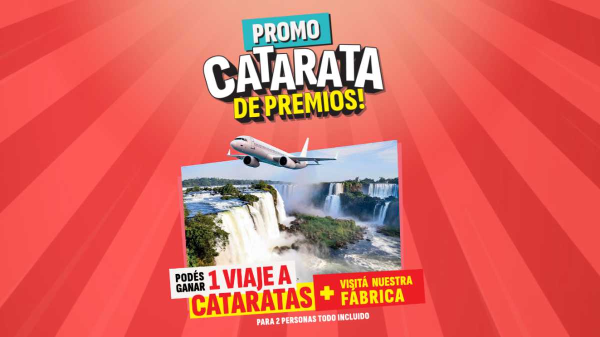 Participá y ganá con Piporé un viaje a las Cataratas del Iguazú y más premios