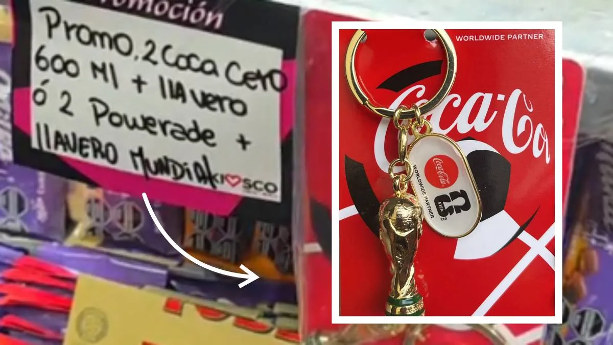 Copa del Mundo 2026: Cómo conseguir el llavero oficial de Coca-Cola en los kioscos