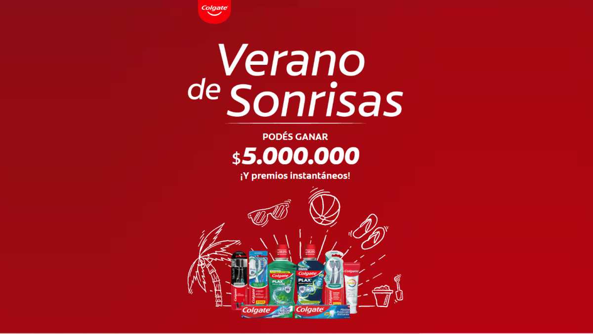 Ganate $5 millones con la promo de Colgate «Verano de sonrisas»