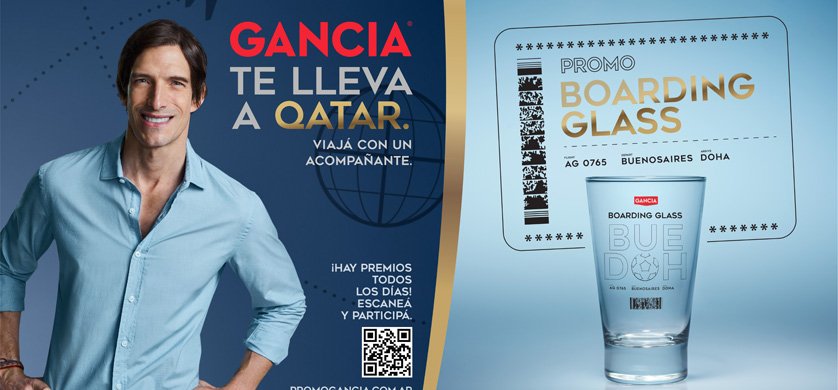 Promo Gancia Boarding Glass, ganate un viaje a  Qatar
