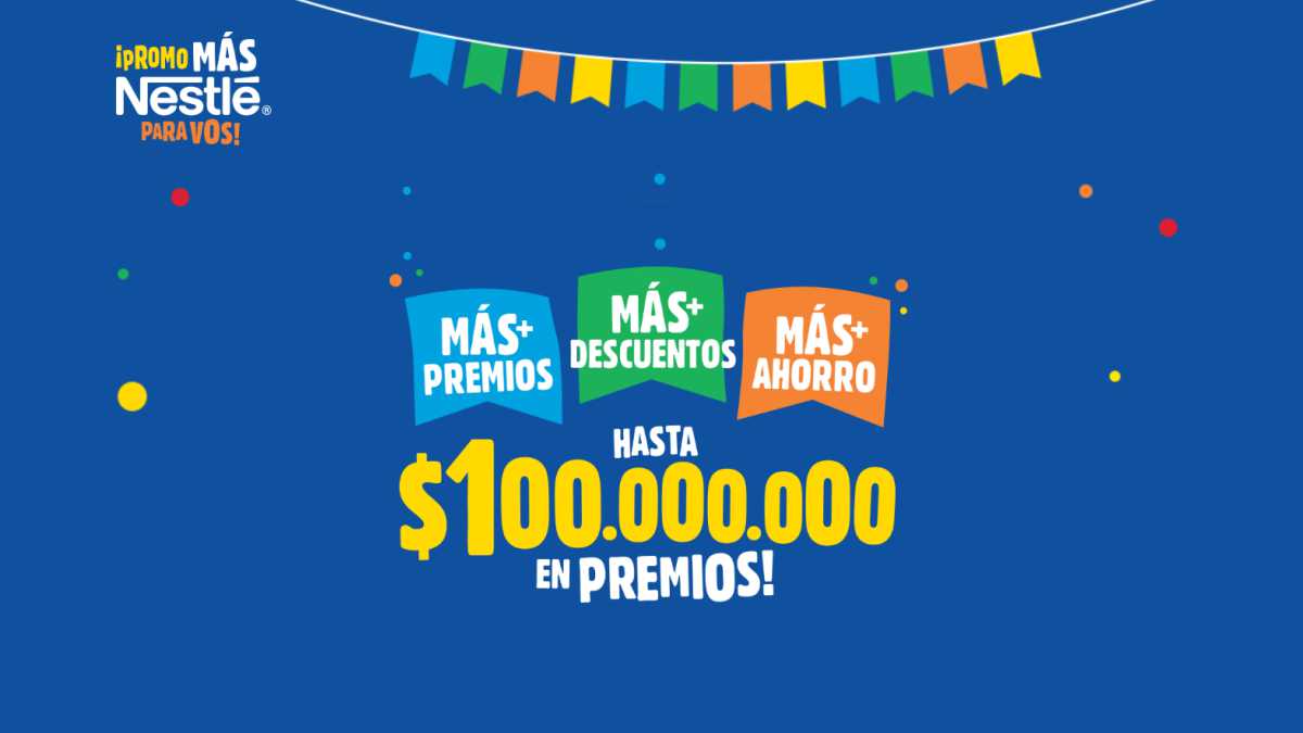 Llega la Promo «Más Nestlé». Hay 1 millón de pesos por día y cafeteras Dolce Gusto