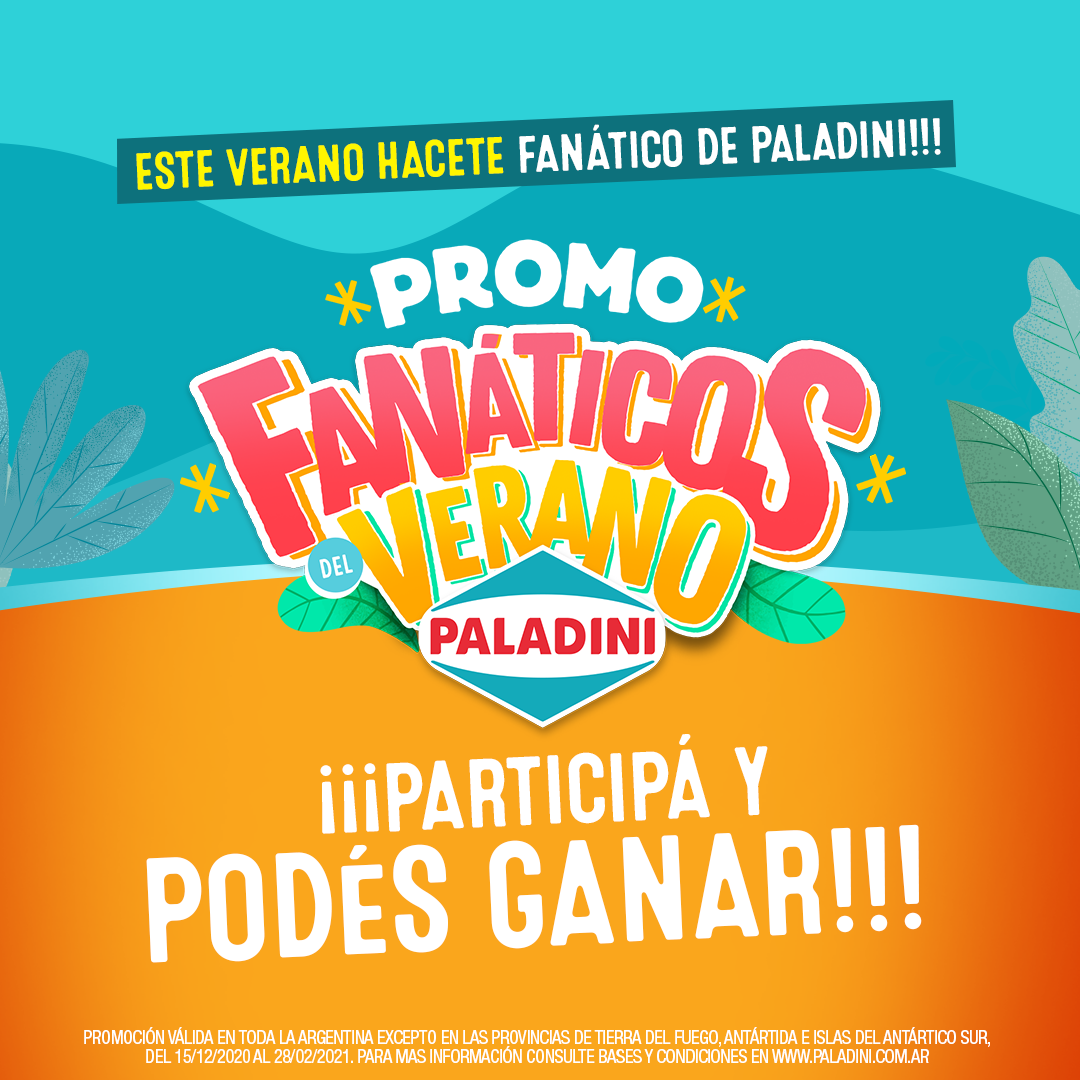 Promo Fanáticos del verano Paladini