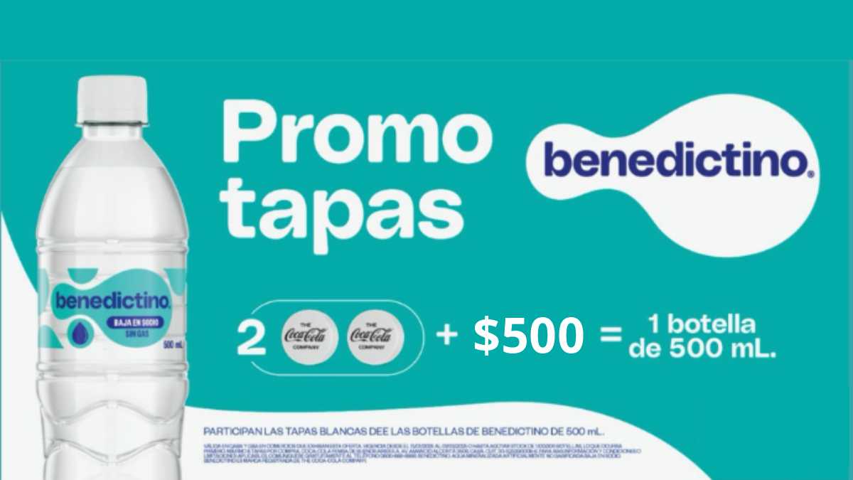 Promo tapas blancas de Benedictino: Canjeá tus tapas y una botella gratis