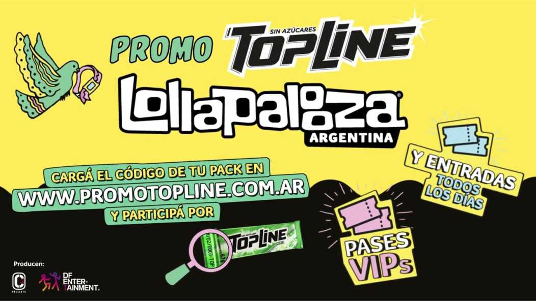 Promo Topline te lleva a Lollapalooza 2023