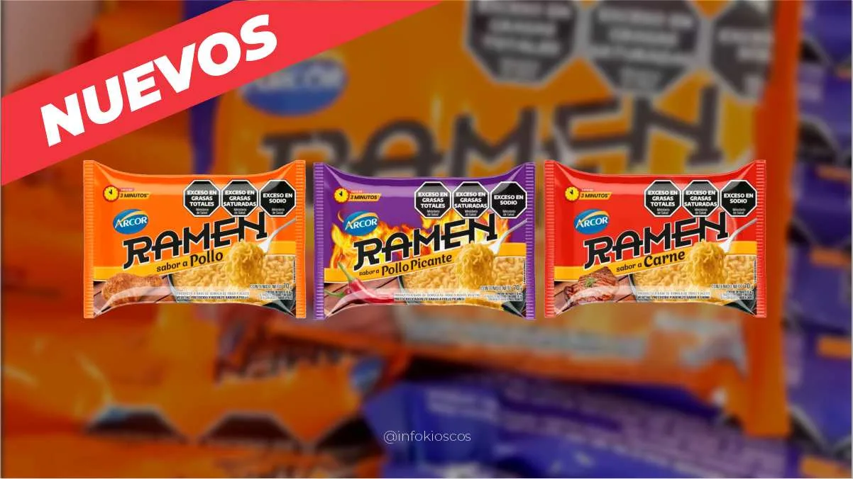 Arcor lanza sus nuevos RAMEN instantáneos en tres variedades