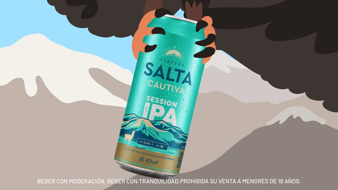 Nueva Cerveza Salta Cautiva IPA: Inspirada en la majestuosidad del volcán Llullaillaco y el cóndor andino