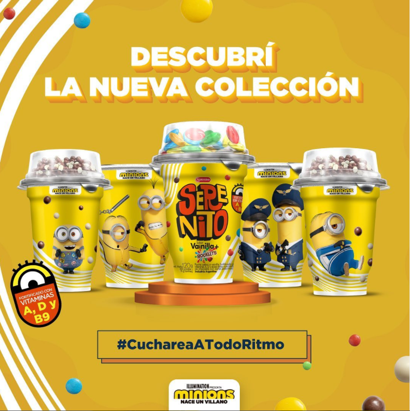 Coleccioná los nuevos packs Serenito Minions