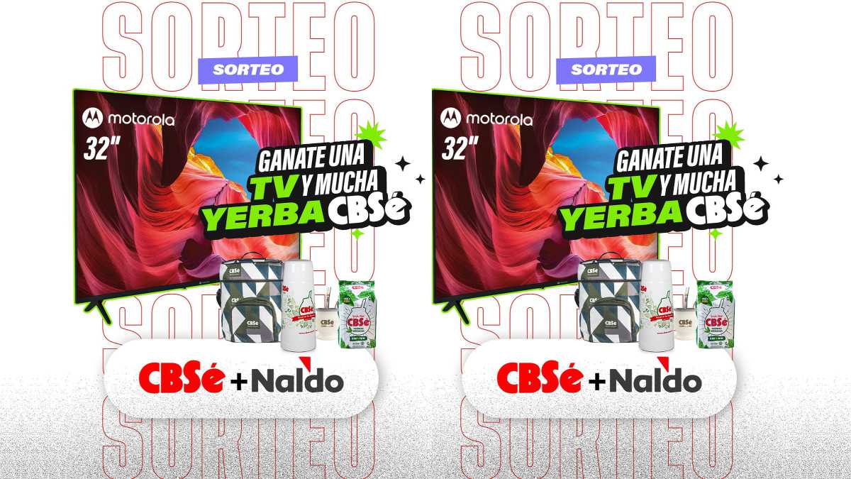 Sorteo CBSé + Naldo «Smart TV Motorola 32 pulgadas»