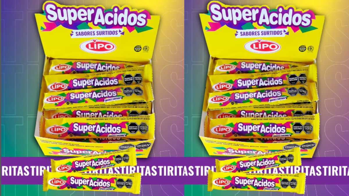 Lipo Argentina lanza los Super Ácidos en pack tiritas con sabores surtidos