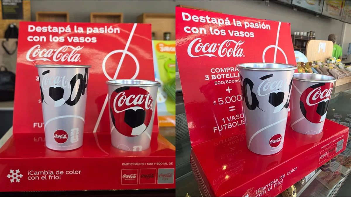 vasos coca-cola