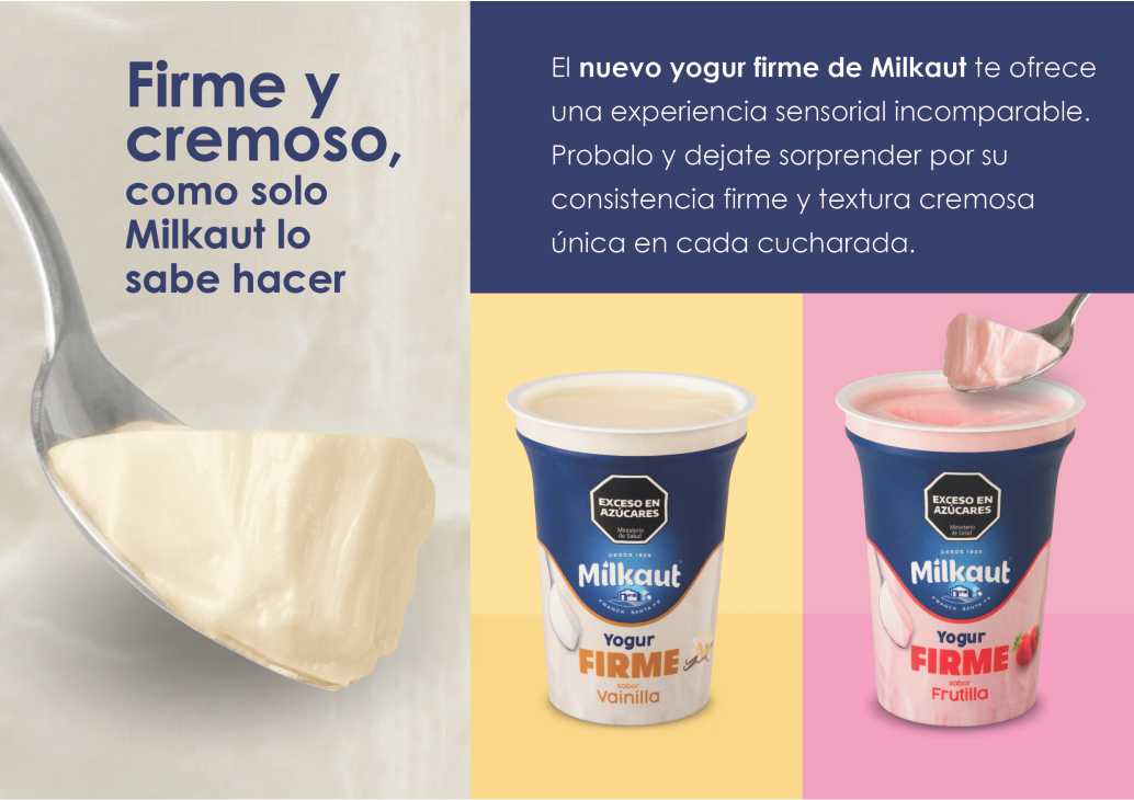 Milkaut lanza su nuevo yogur firme y cremoso