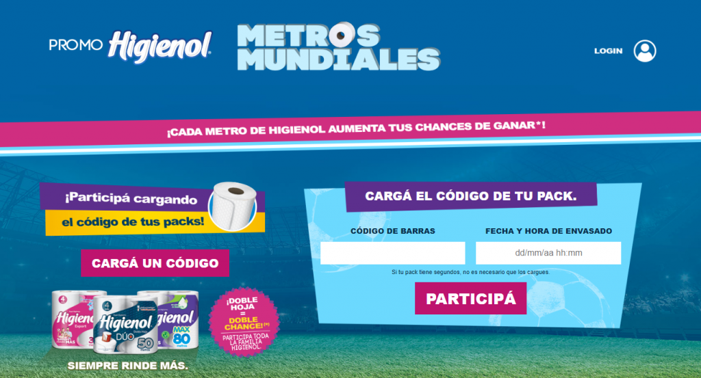 Promo Higienol Metros Mundiales Infokioscos®